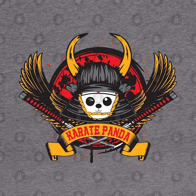 Karate Panda Samurai with Wings by Karate Panda